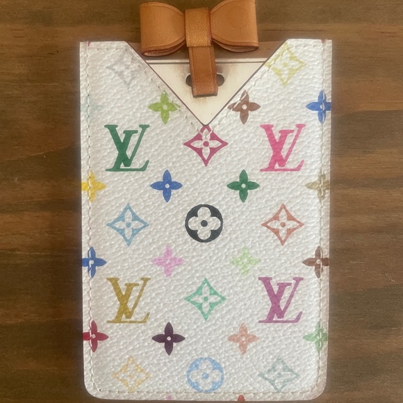Louis Vuitton Multicolor Monogram Bow Mirror Case Takashi Murakami Collaboration - Picture 1 of 5